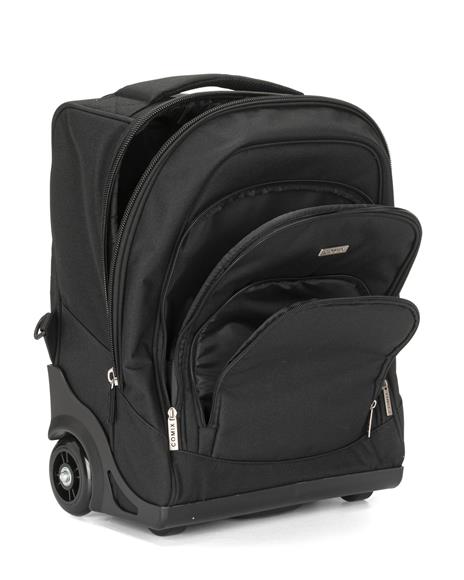 Zaino Trolley Premium Monocolore Nero Comix - 3