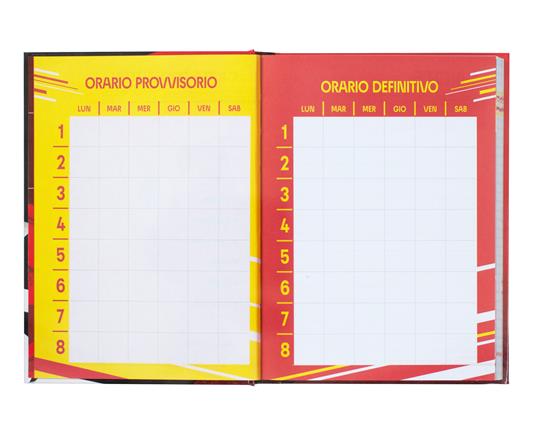 Diario 2024-2025, 12 mesi, Standard Number Ferrari - 3