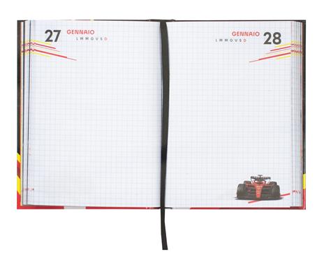 Diario 2024-2025, 12 mesi, Standard Stripe Ferrari - 3