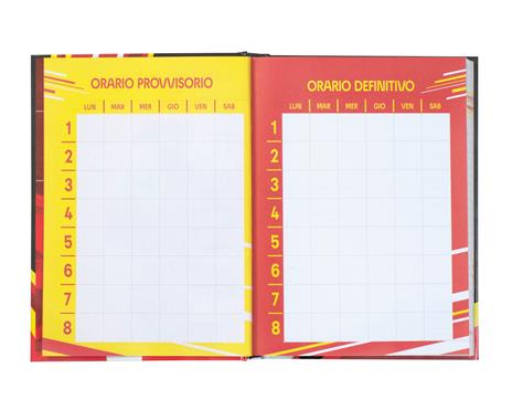 Diario 2024-2025, 12 mesi, Standard Stripe Ferrari - 4