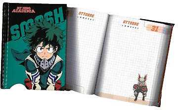 Cartoleria Diario 2024-2025, 12 mesi, Standard Deku My Hero Academia My Hero Academia