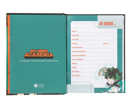 Diario 2024-2025, 12 mesi, Standard Deku My Hero Academia - 2