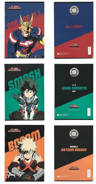 Quaderno Maxi My Hero Academia, a quadretti 5mm