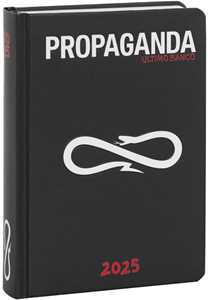 Cartoleria Diario 2024-2025, 16 mesi, Medium Propaganda Black Propaganda