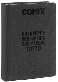 Diario 2024-2025, Comix 16 mesi, Standard Charcoal