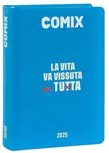 Cartoleria Diario 2024-2025, Comix 16 mesi, Standard Cyan Comix