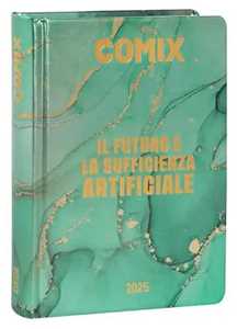 Cartoleria Diario 2024-2025, Comix 16 mesi, Standard Fluid Marble Comix