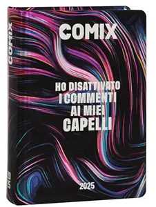 Cartoleria Diario 2024-2025, Comix 16 mesi, Standard Swirls Comix