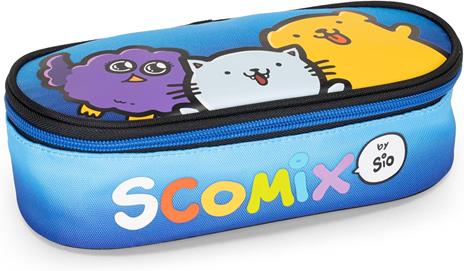 Astuccio Ovale Organizzato Animali Scomix