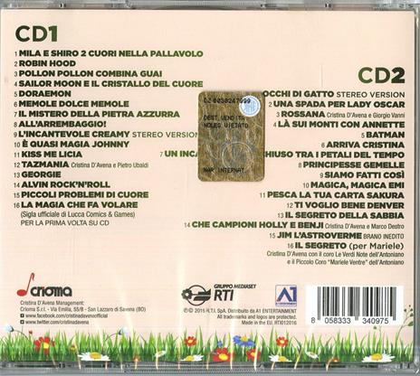 #Le sigle più belle - CD Audio di Cristina D'Avena - 2