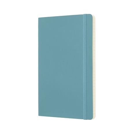 Taccuino Moleskine large a righe copertina morbida azzurro. Reef Blue - 2