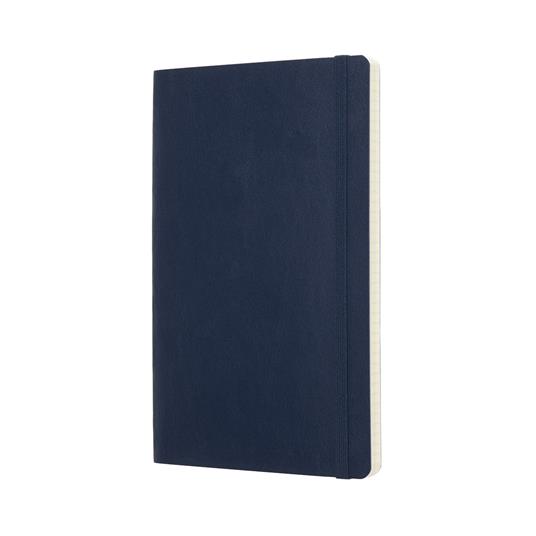 Taccuino Moleskine large a quadretti copertina morbida blu. Sapphire Blue - 2