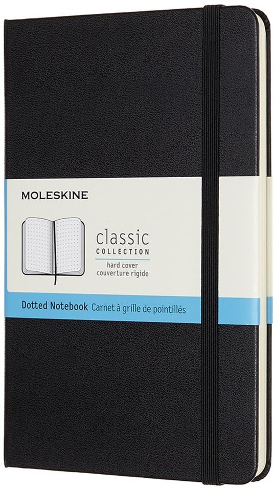 Taccuino Moleskine A4 puntinato copertina rigida nero. Black - Moleskine -  Cartoleria e scuola