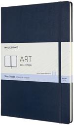 Album per schizzi Art Sketchbook Moleskine A4 copertina rigida blu. Sapphire Blue