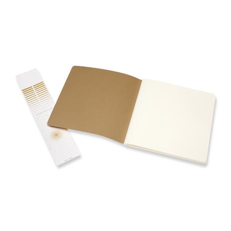 Album per schizzi Art Sketch Album Moleskine quadrato copertina rigida beige. Kraft Brown - 3