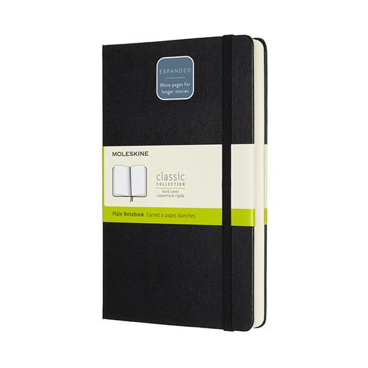 Taccuino Moleskine Expanded large a pagine bianche copertina rigida nero. Black - 6