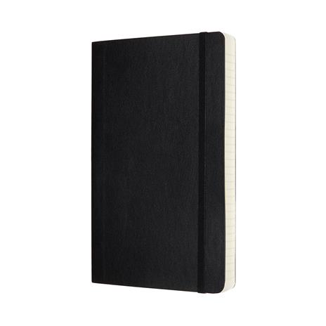 Taccuino Moleskine Expanded large a righe copertina morbida nero. Black - 2