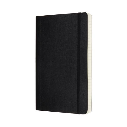 Taccuino Moleskine Expanded large a righe copertina morbida nero. Black - 2