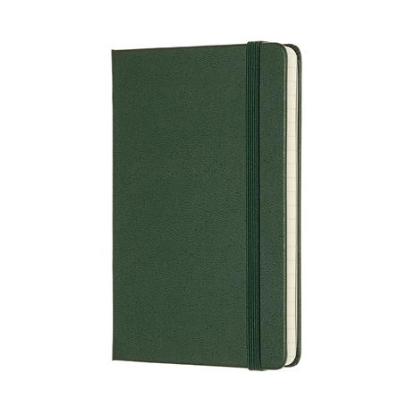 Taccuino Moleskine pocket a righe copertina rigida verde. Myrtle Green - 2