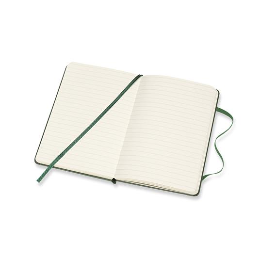 Taccuino Moleskine pocket a righe copertina rigida verde. Myrtle Green - 4