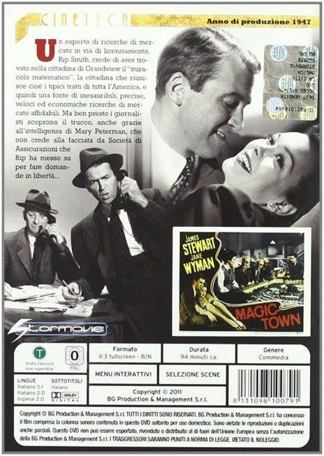 La città magica di William Augustus Wellman - DVD - 2