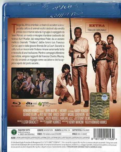 Hatari di Howard Hawks - Blu-ray - 2