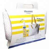 Mustela Latte solare Protezione Corpo spf50 200ml + stick Protezione spf50 + Borsa Mare