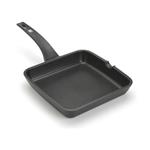 Padella griglia liscia BRA A271328 28 cm Grill Nero