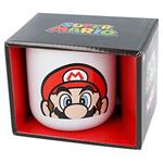 STOR Tazza in ceramica da colazione 400 ml, Super Mario in confezione regalo, colore: nero, misura media