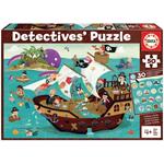 EDUCA - Puzzle da detective - 50 navi pirata