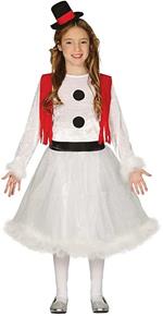 Costume bambina pupazzo di neve. Da 3 anni