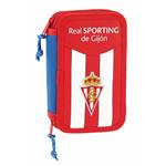 Plumier Doppio Real Sporting de Gijón Bianco Rosso (28 pcs)