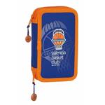 Plumier Doppio Valencia Basket Azzurro Arancio (28 pcs)