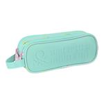 Astuccio Scuola Benetton World Menta (21 x 8 x 6 cm)