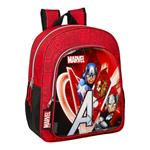 Zaino Scuola The Avengers Infinity Rosso Nero (32 x 38 x 12 cm)