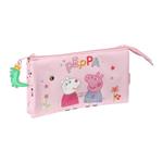 Astuccio Scuola Peppa Pig Having Fun Rosa (22 x 12 x 3 cm)