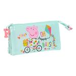 Astuccio Scuola Peppa Pig Cosy corner Azzurro Chiaro (22 x 12 x 3 cm)