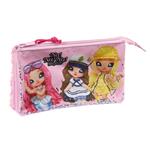 Astuccio Scuola Na!Na!Na! Surprise Sparkles Rosa (22 x 12 x 3 cm)