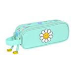 Astuccio Scuola Smiley Summer fun Turchese (21 x 8 x 6 cm)