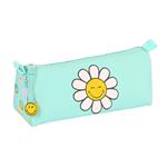 Astuccio Scuola Smiley Summer fun Turchese (21 x 8 x 7 cm)