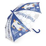 Ombrello Automatico Real Madrid C.F. Azzurro Bianco (Ø 84 cm)