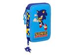 Speed Sonic The Hedgehog Double Astuccio 28 Pezzi Safta