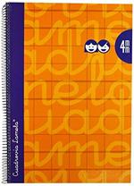 Lamela 7Fte004N Quaderno con Spirale, Arancione