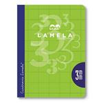 Quaderno Lamela 1/4 50 Fogli a Quadretti 4 mm, Colori Asortiti, 1 Pezzo