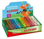 Alpino DP000918-pasta da modellare, 12 pezzi, colore: multicolore