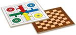 WOODEN PARCHEESI AND CHESS BOARD 40X40 CM