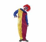 Rubies: Clowns - Costume Pagliaccio Psyco Bambino (Costume Composto Da Tuta, Parrucca E Maschera. Non Incluso: Coltello Tg. Tween)