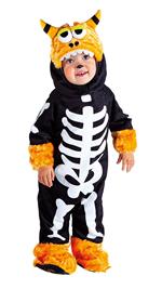 Rubies: Skeletons - Costume Monster Huesis Bambino (Pagliaccetto Con Velcro, Cappello Con Gli Occhi Finti Tg. T)