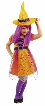 Rubie's Costume strega Superstar arancione Taglia S