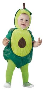 Rubies: Frutas - Costume Bambino Avocado (Pagliaccetto, Cappello, Calze Tg. T)